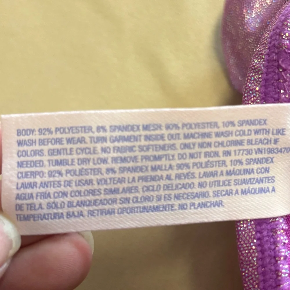 More Than‎ Magic Sparkling Purple Leotard